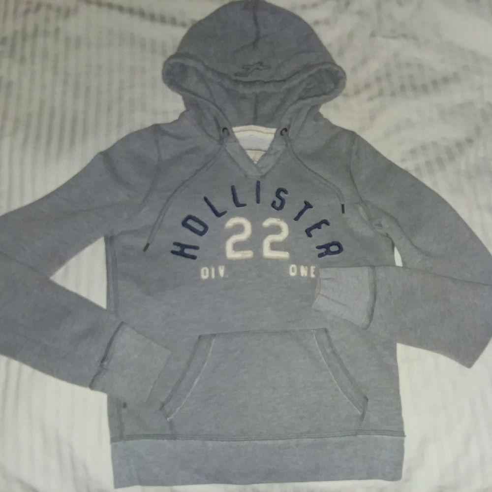 Girls Medium Hollister Hoodie Grey